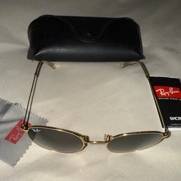 Ray ban round metal gold green ray-ban - Picture 4 of 8